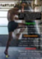 Combat sport fartlek workout training plan.