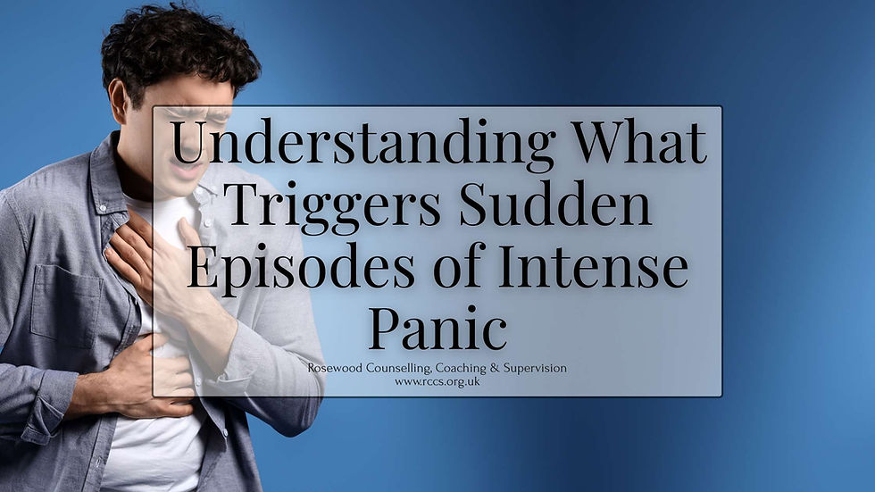 A symbol showing panic attack causes and symptoms.