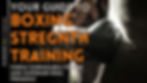 Boxing strength training blog banner.