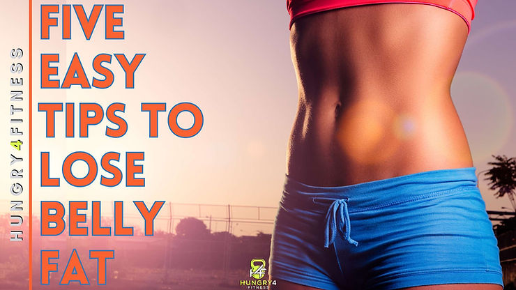 Easy way to lose belly fat for good blog banner.