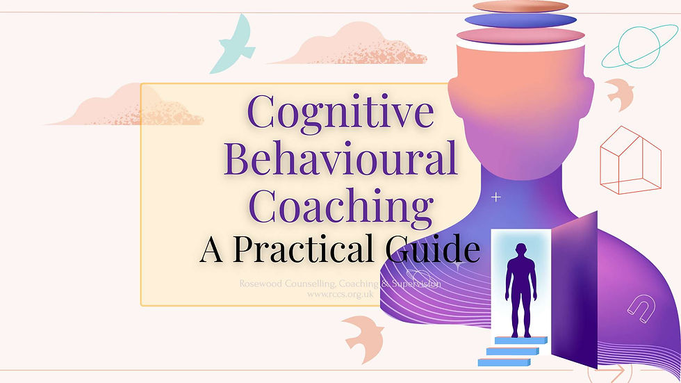Cognitive behavioural coaching images.