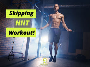 Skipping HIIT Workout For Fitness & Fat-Loss