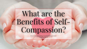 benefits of self compassion exemplified by a hands holding a heart