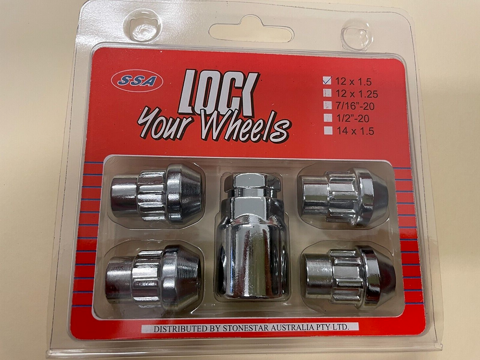 thumbnail image 2 of 4Lugs.com Chrome Acorn Puzzle Wheel Lock Nuts – 7/16-20 Thread, Anti-Theft Lug Set Of 4 2 of 5