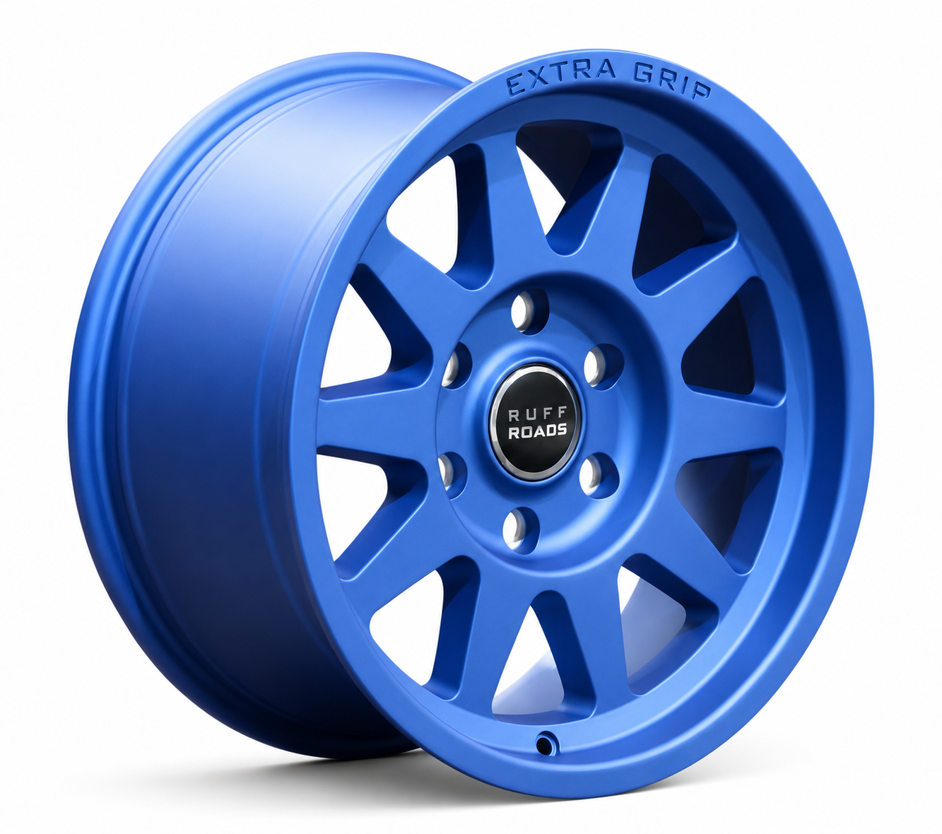 EXTRA GRIP 17"x9J RUFF ROADS WHEEL SATIN BLUE
