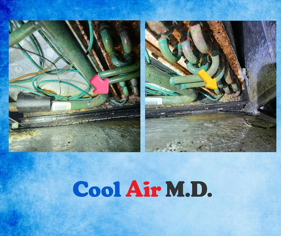 See real photos from a Florida AC maintenance visit where Cool Air M.D. discovered drain pan buildup, rust, airflow restrictions, and hidden issues that can lead to costly repairs.