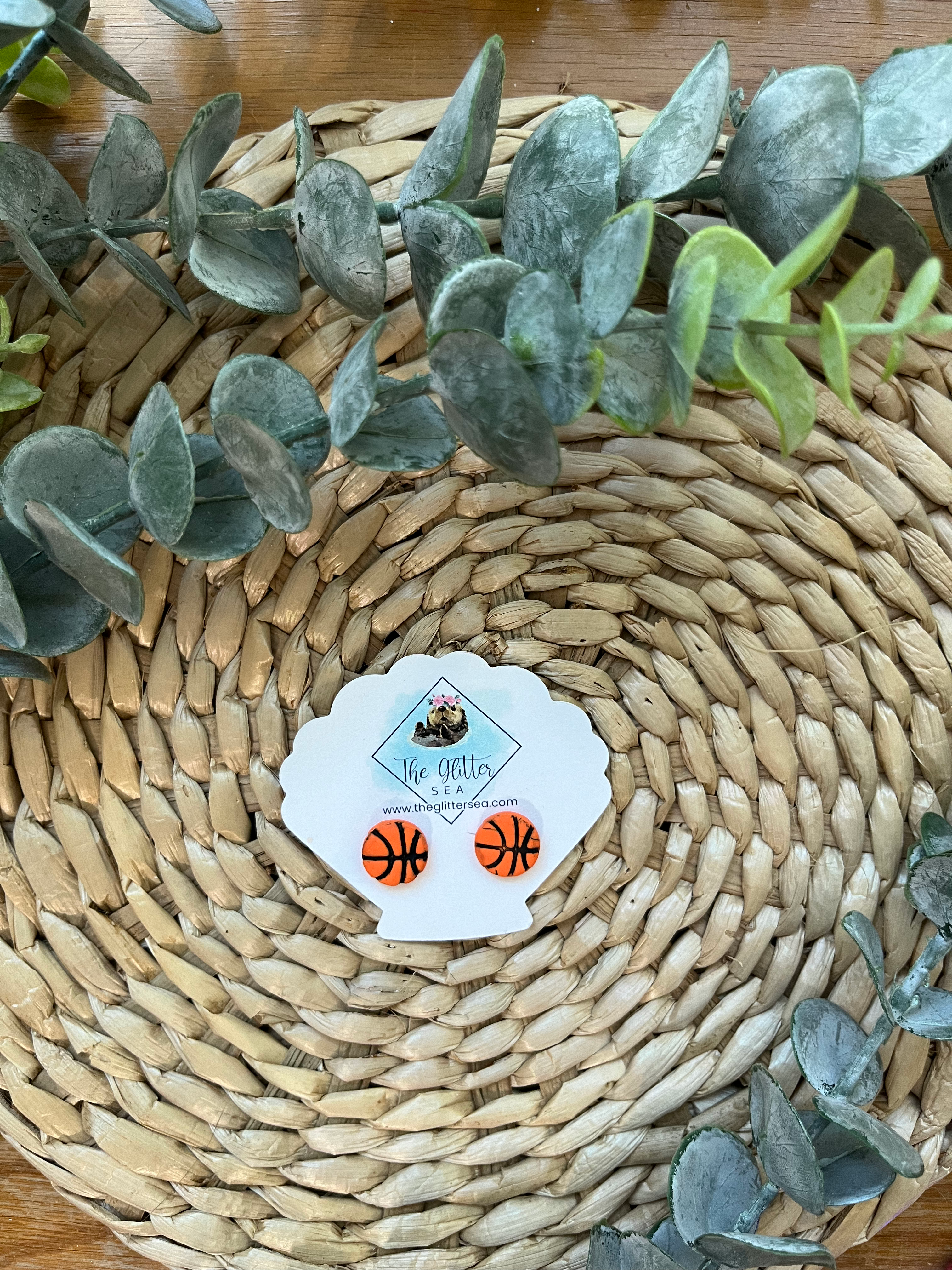 Basketballs Clip Ons