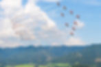 The PC-7 Team of the Swiss Air Force at the Air Power Zeltweg 2016 airshow.