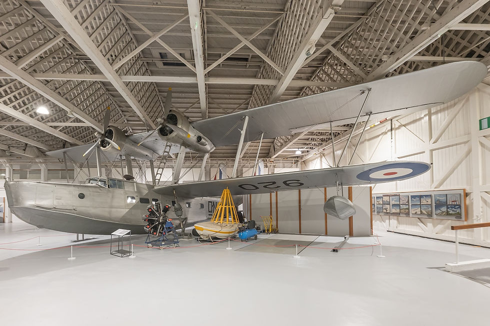 The Supermarine Stranraer flying boat.