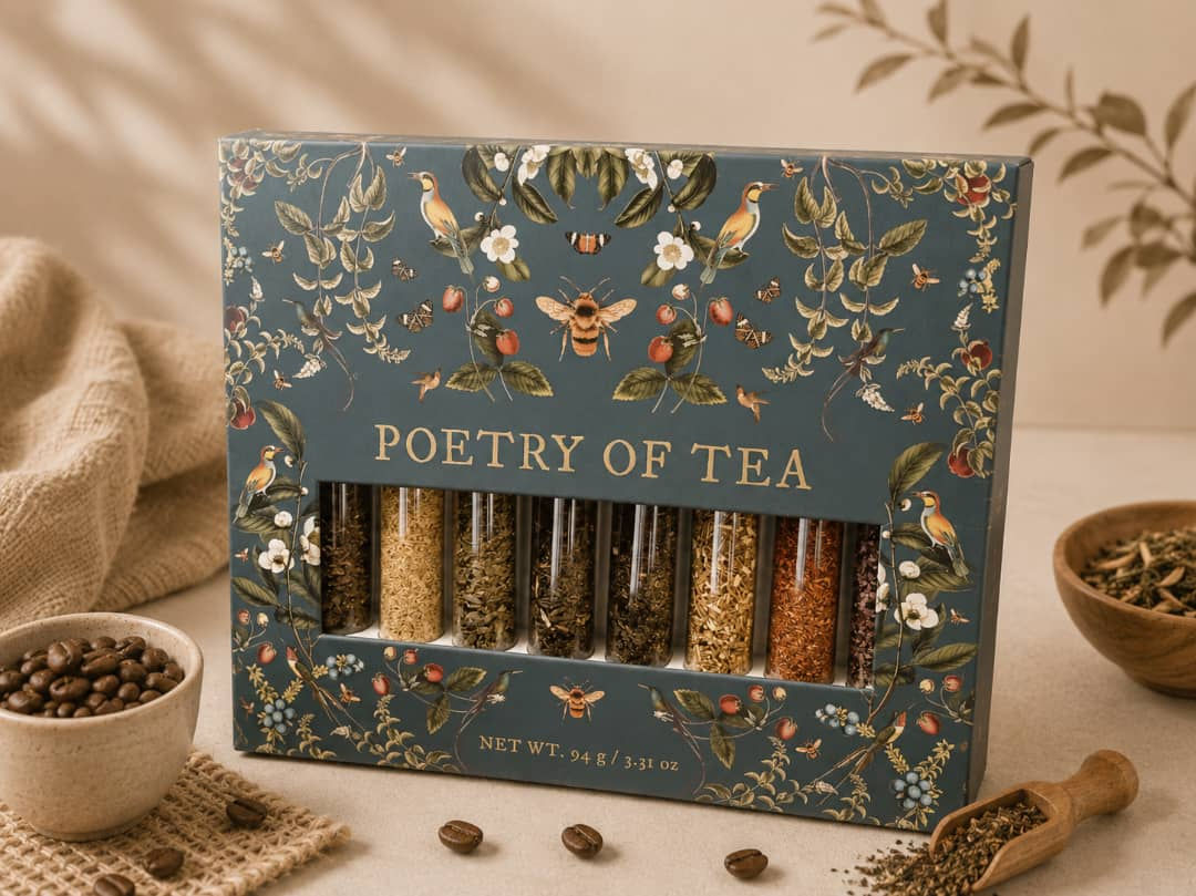Tea poetry of art