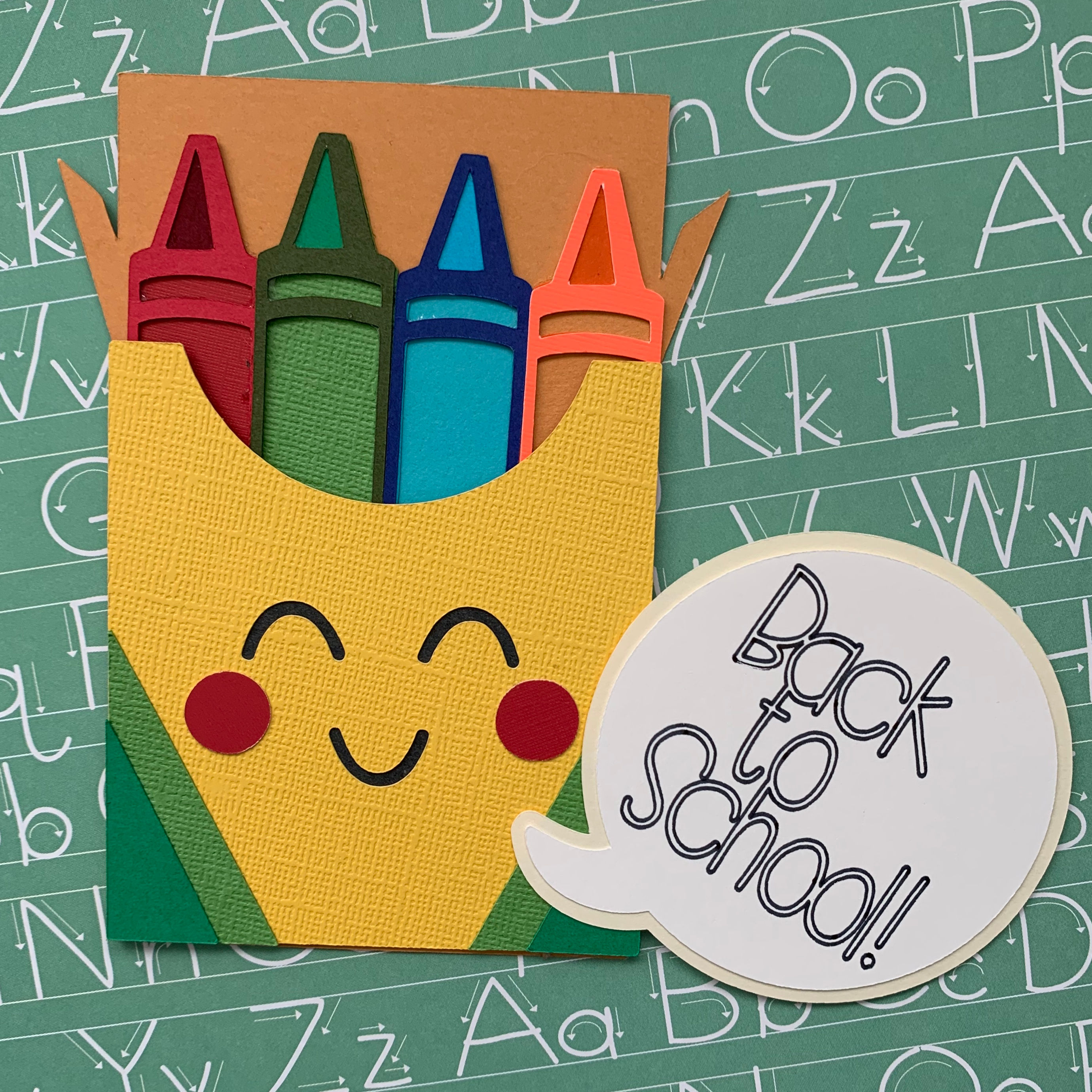 Back to School Crayons