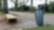 Réceptacles à déchets des Allées du Parc (poubelles)