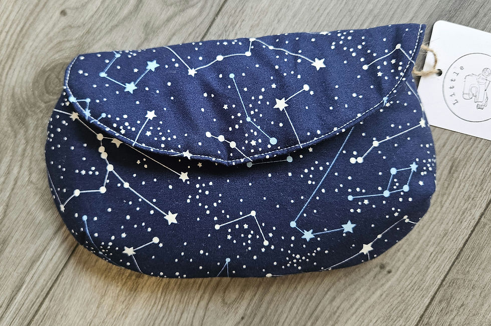 Constellation Print Weighted Eye Mask