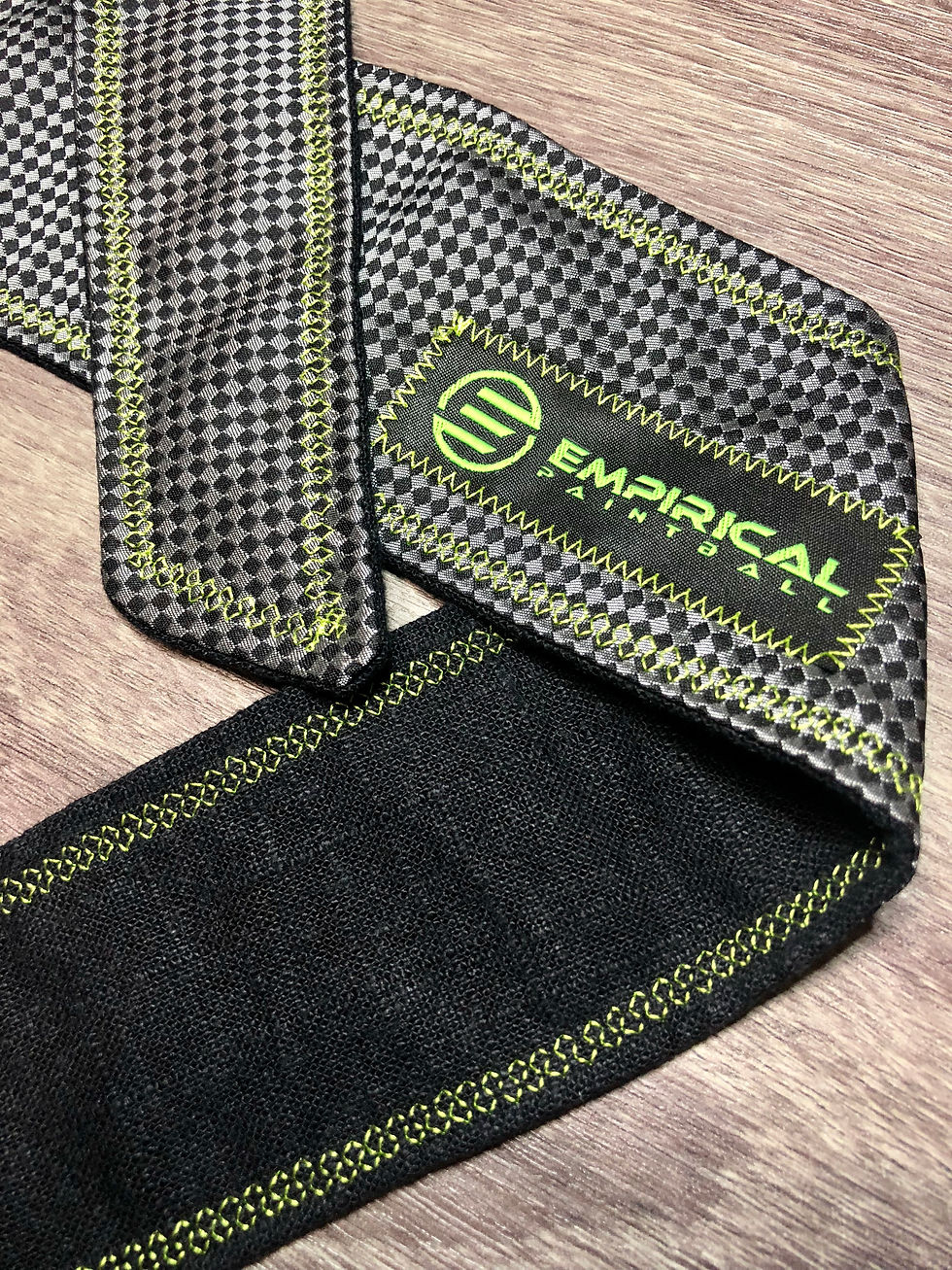 Empirical Paintball - Diamond Black Headband - Green Stitching Main