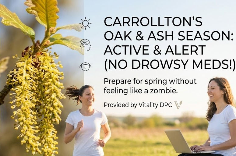 How to prepare for Carrollton Oak and Ash Pollen Season Without Drowsy Meds