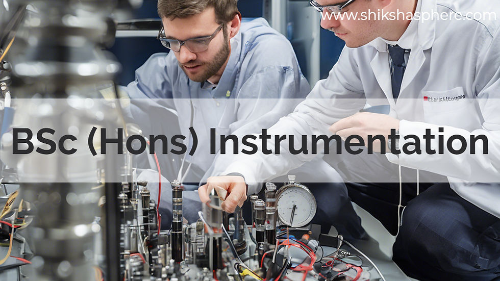 BSc (Hons) Instrumentation