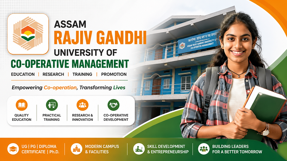 Assam Rajiv Gandhi University of Co-operative Management reviews and ratings by students, parents, alumni and teachers