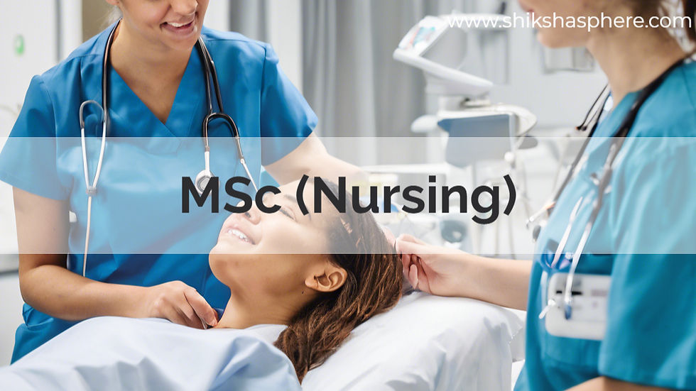 MSc (Nursing)