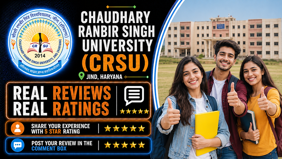 Chaudhary Ranbir Singh University reviews and ratings by students, parents, alumni and teachers
