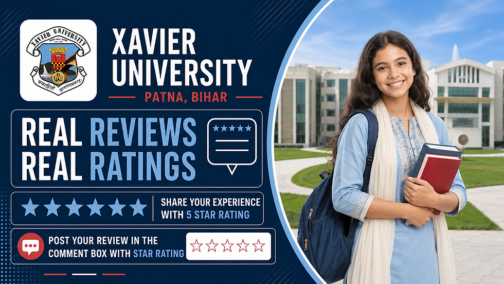 Xavier University Digha Ghat reviews and ratings by students, parents, alumni and teachers