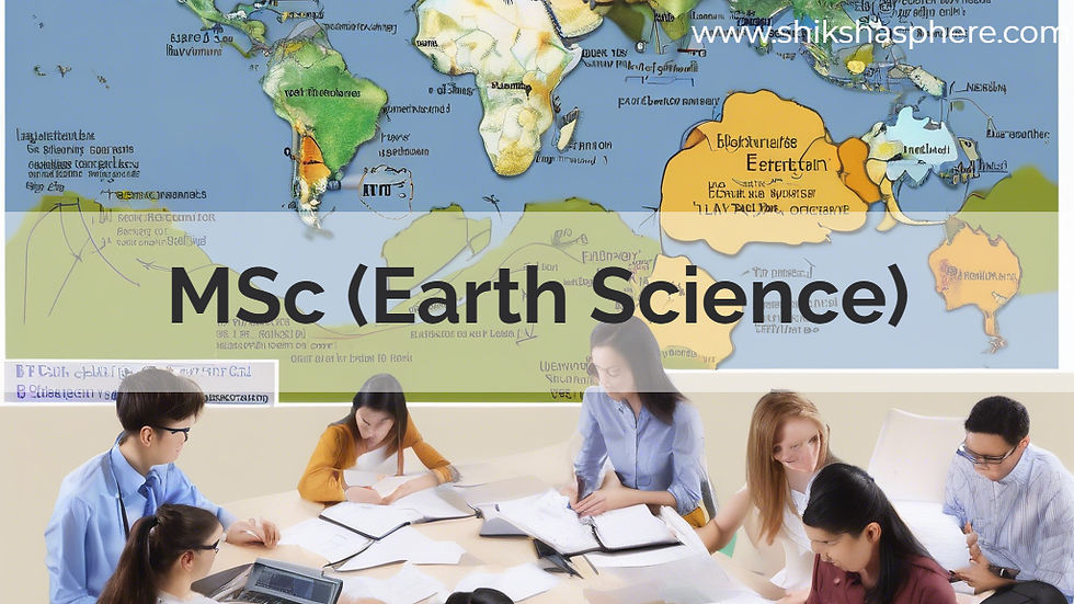 MSc (Earth Science)