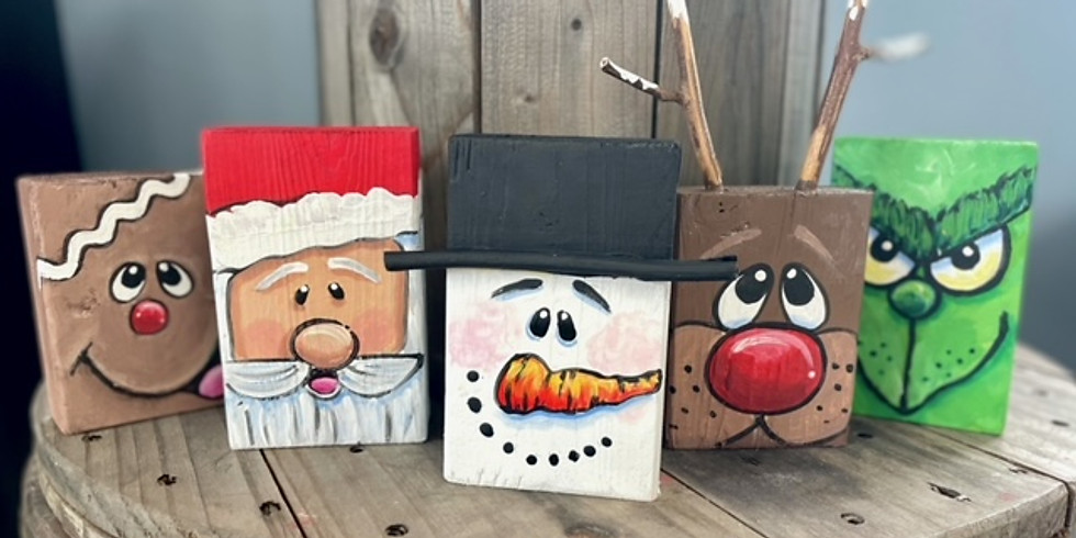 Christmas SHELF SITTERS - a DIY woodwork class
