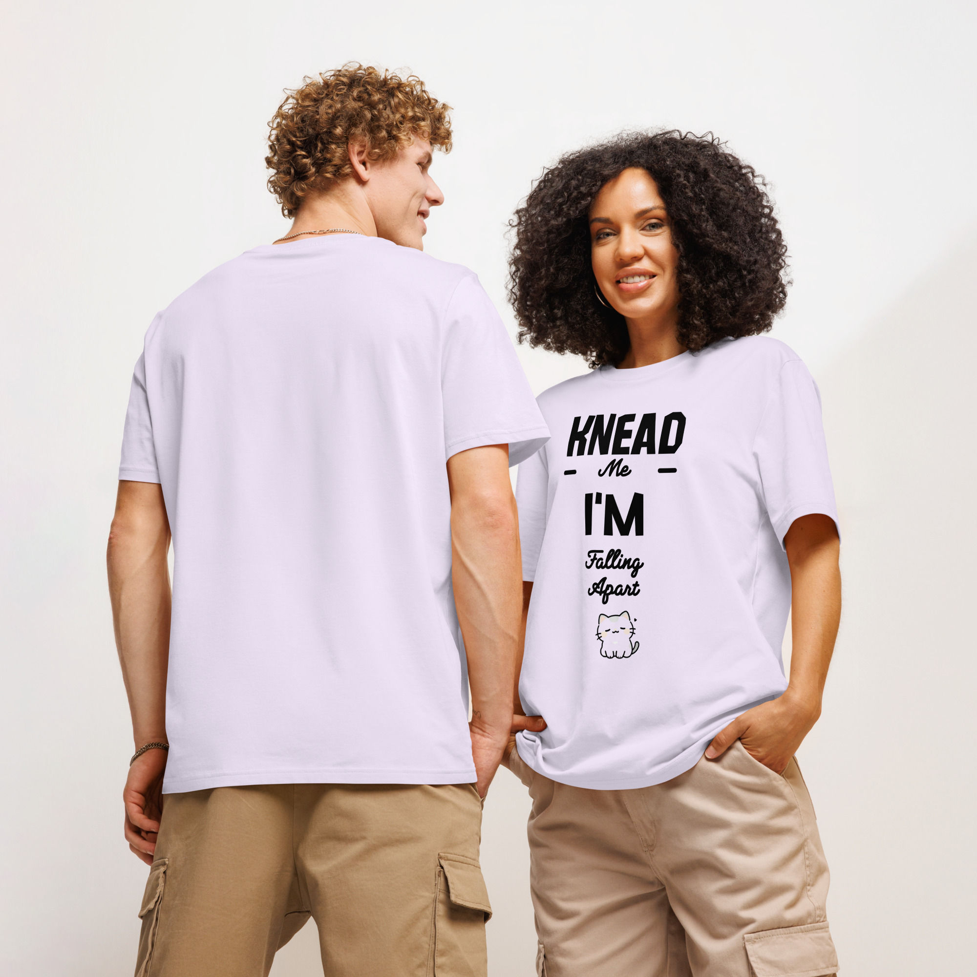 Unisex organic ribbed neck t-shirt