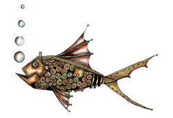 Steampunk fish