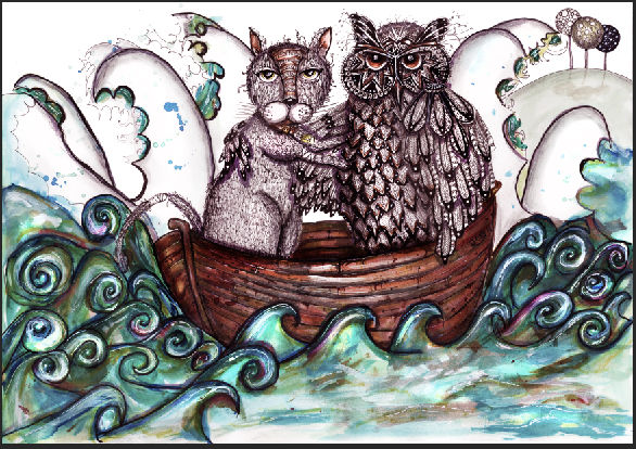 The owl and the alleycat