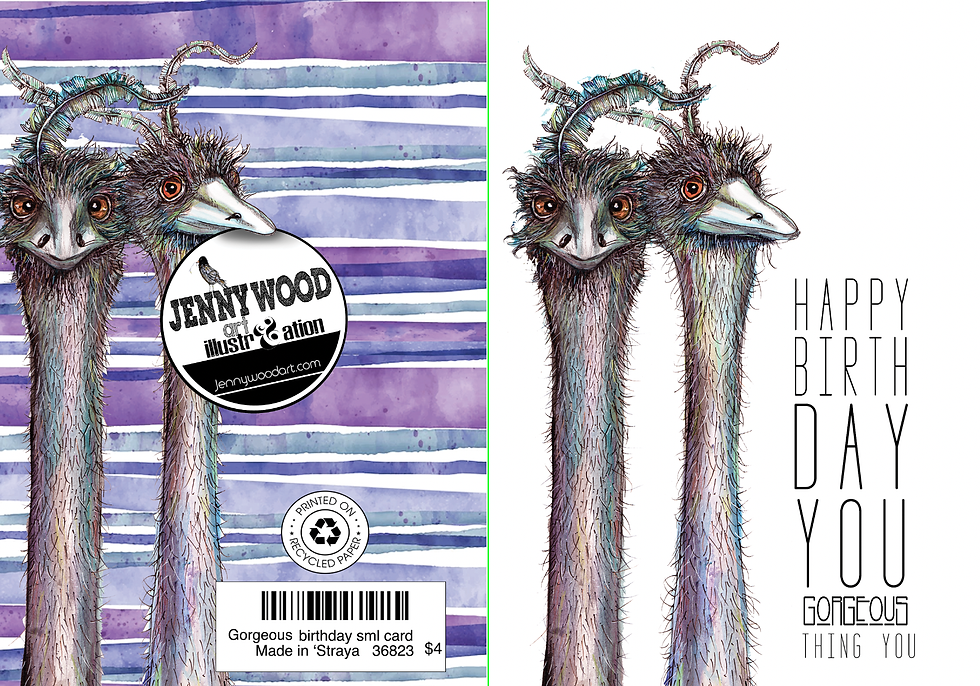 Thumbnail: Gorgeous birthday sml card (wholesale)