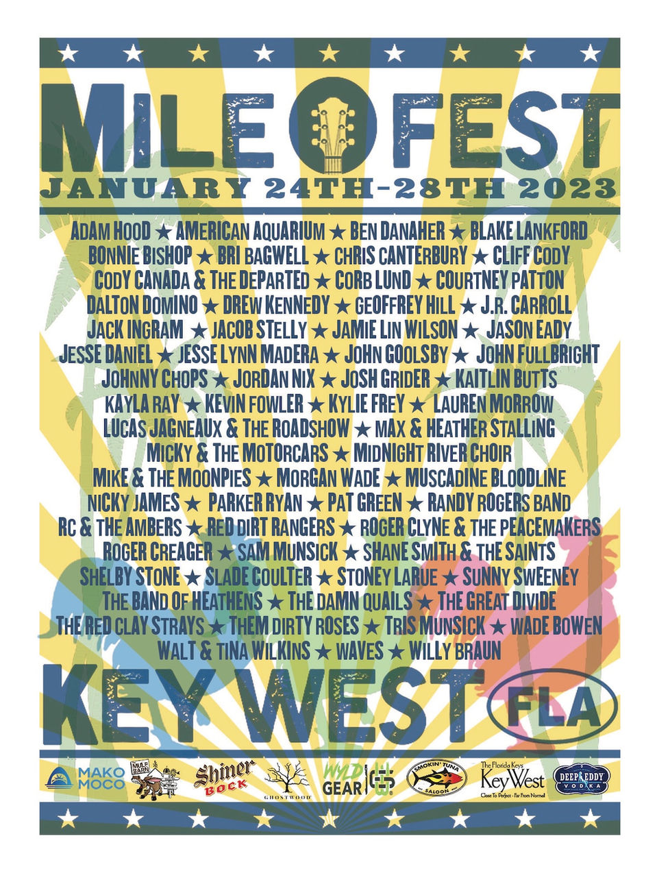 Adam Hood, American Aquarium, Ben Danaher, Blake Lanford, Bonnie Bishop, Bri Bagwell, Chris Cantebury, Cliff Cody & more!