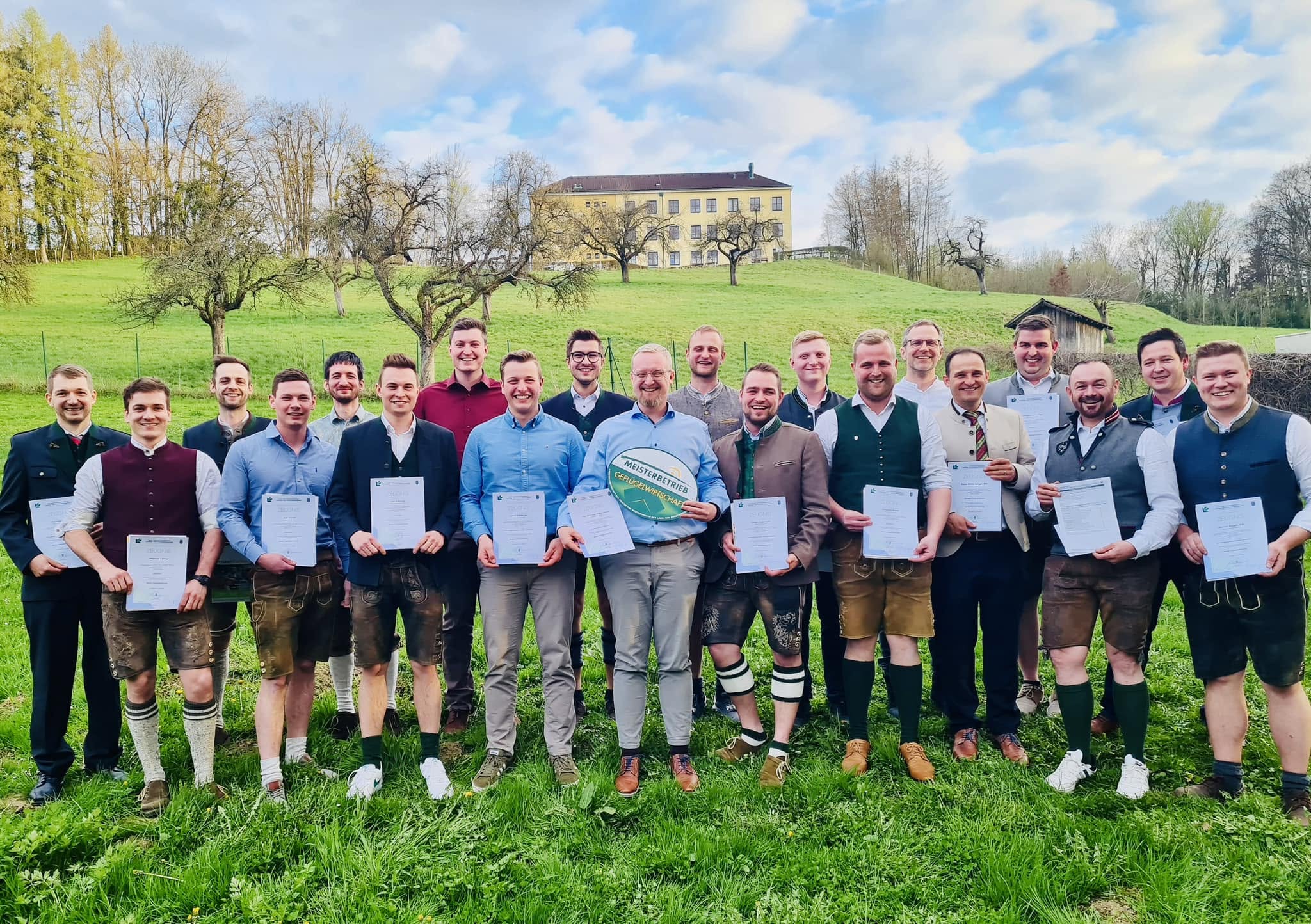 Gruppenfoto der Meisterprüfung