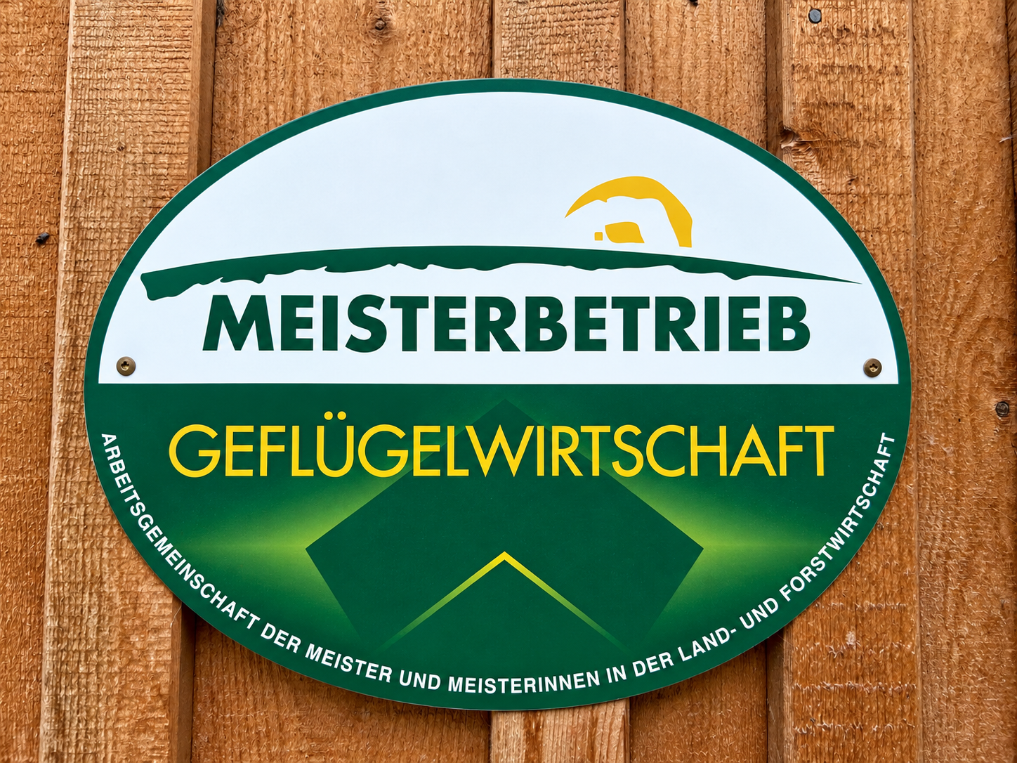 Meistertafel: Meisterbetrieb Geflügelwirtschaft