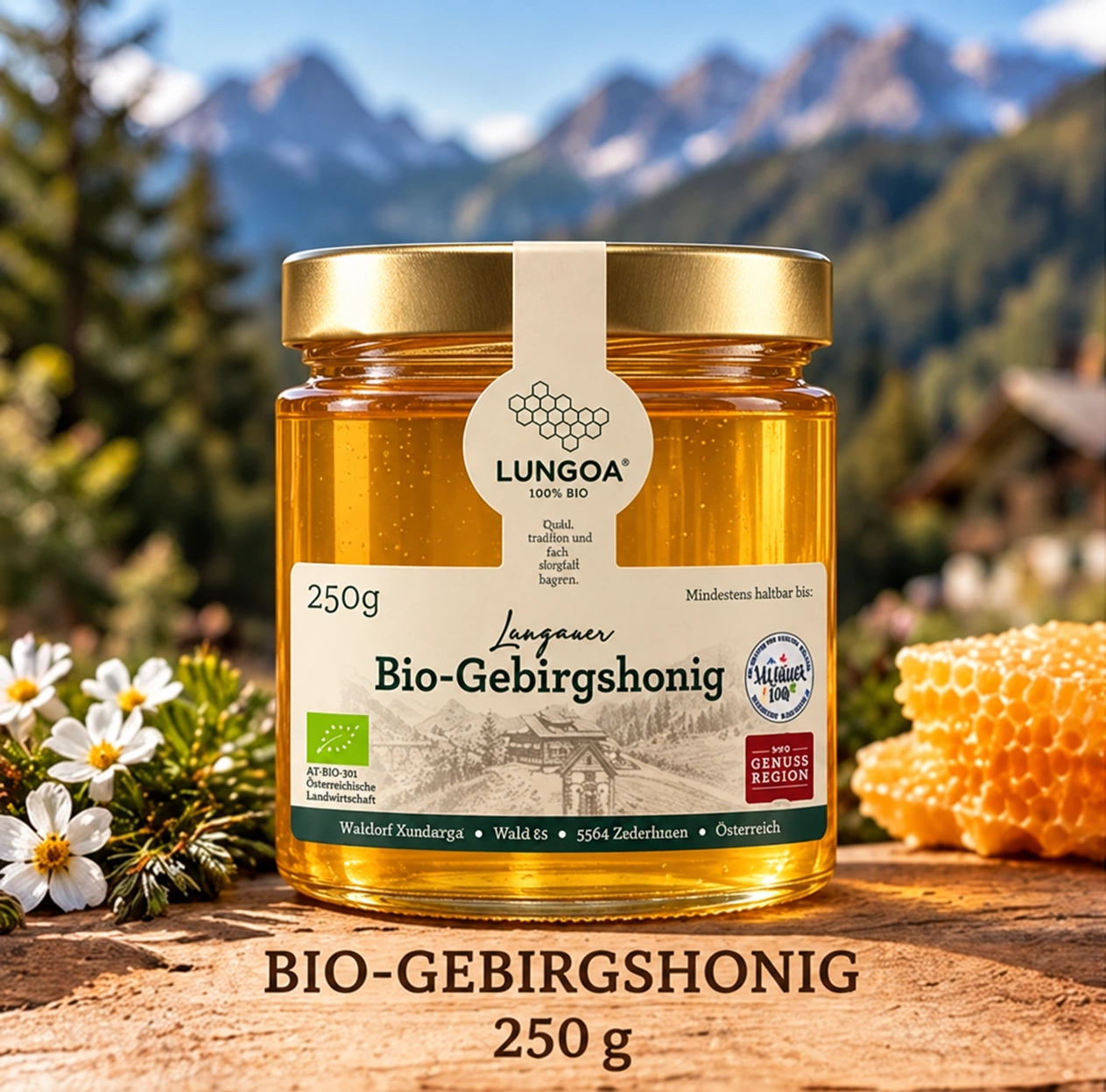 Lungauer BIO-Gebirgshonig · 250 g