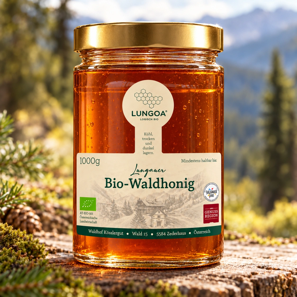 Lungauer BIO-Waldhonig · 1000 g