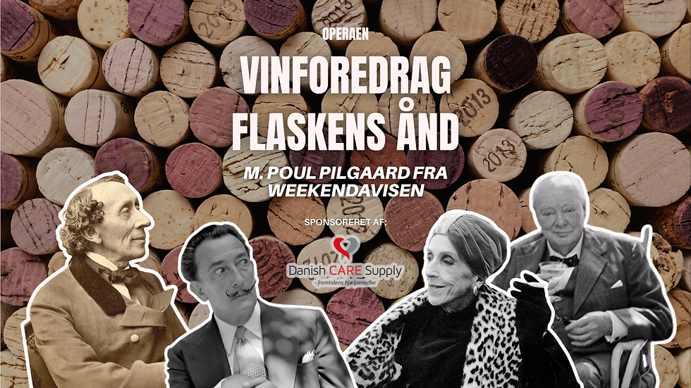 Flaskens Ånd - Vinforedrag m. Poul Pilgaard fra Weekendavisen