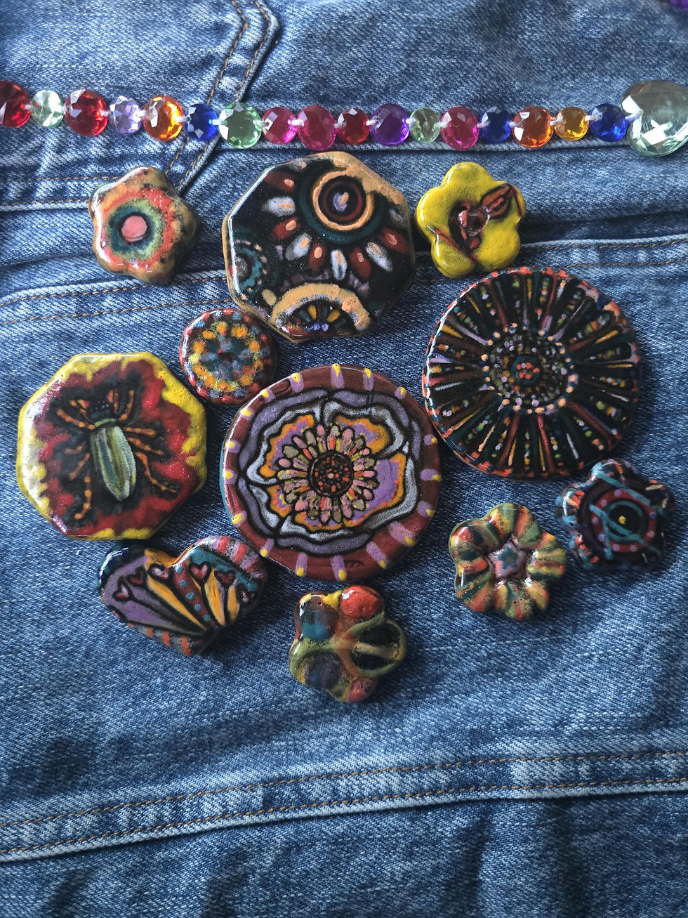 Thumbnail: Boho Fridge Magnets- Ceramagnet [SET]