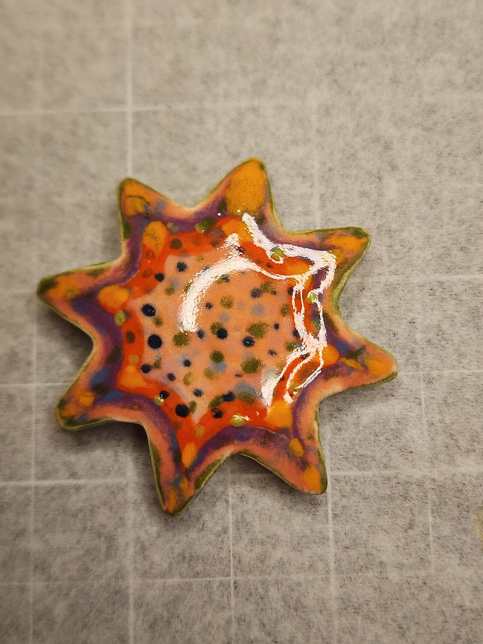 Thumbnail: Handmade Happiness: #Star Magnet with matching card!