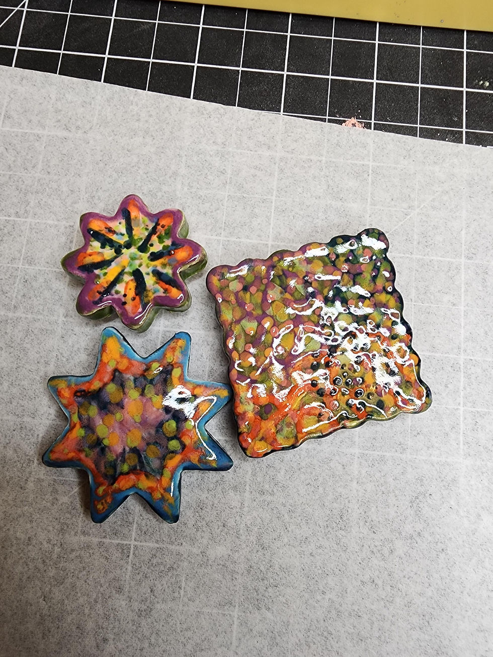 Thumbnail: Handmade Ceramic Magnets – Wearable Art | Colorful Clay Gifts | Unique Fridge