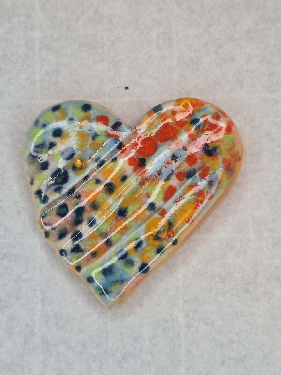 Thumbnail: Unique Handmade Clay Magnets - Color of LOVE:  HEARTS magnetized
