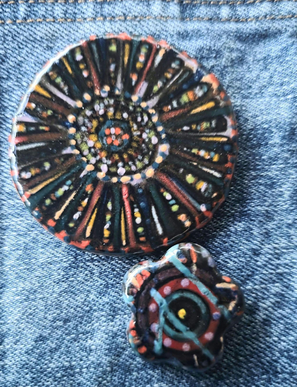 Thumbnail: Boho Fridge Magnets- Ceramagnet [SET]