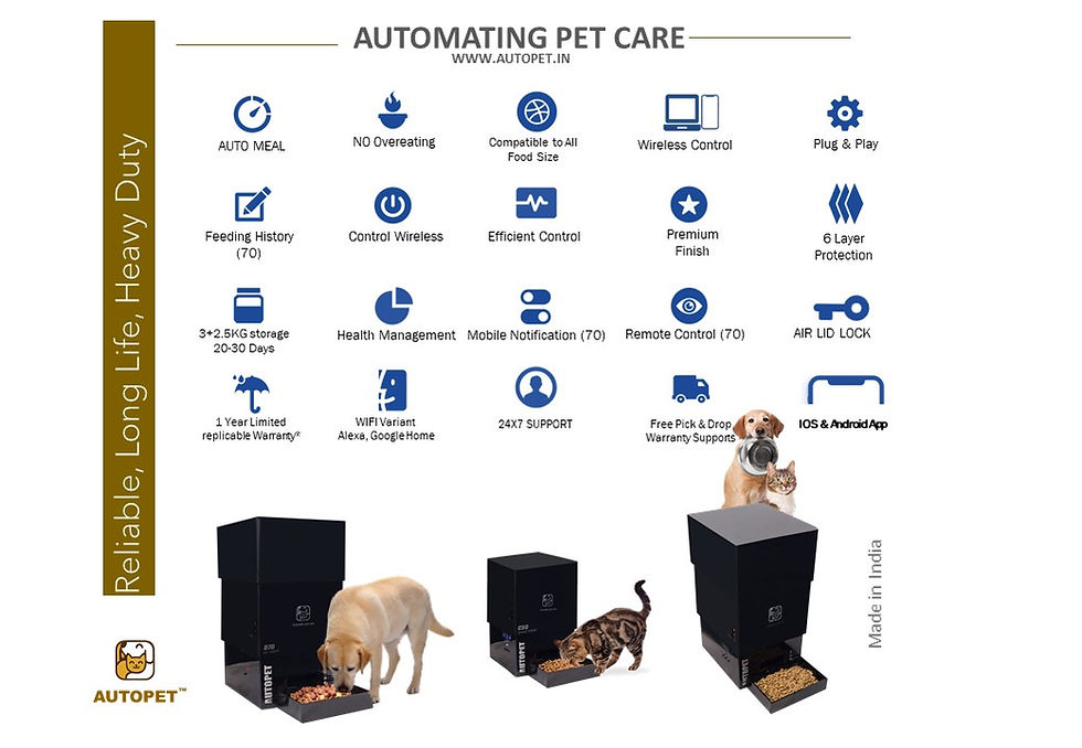 Thumbnail: Autopet D70 Wifi Remote Dog Food Feeder / Dispenser