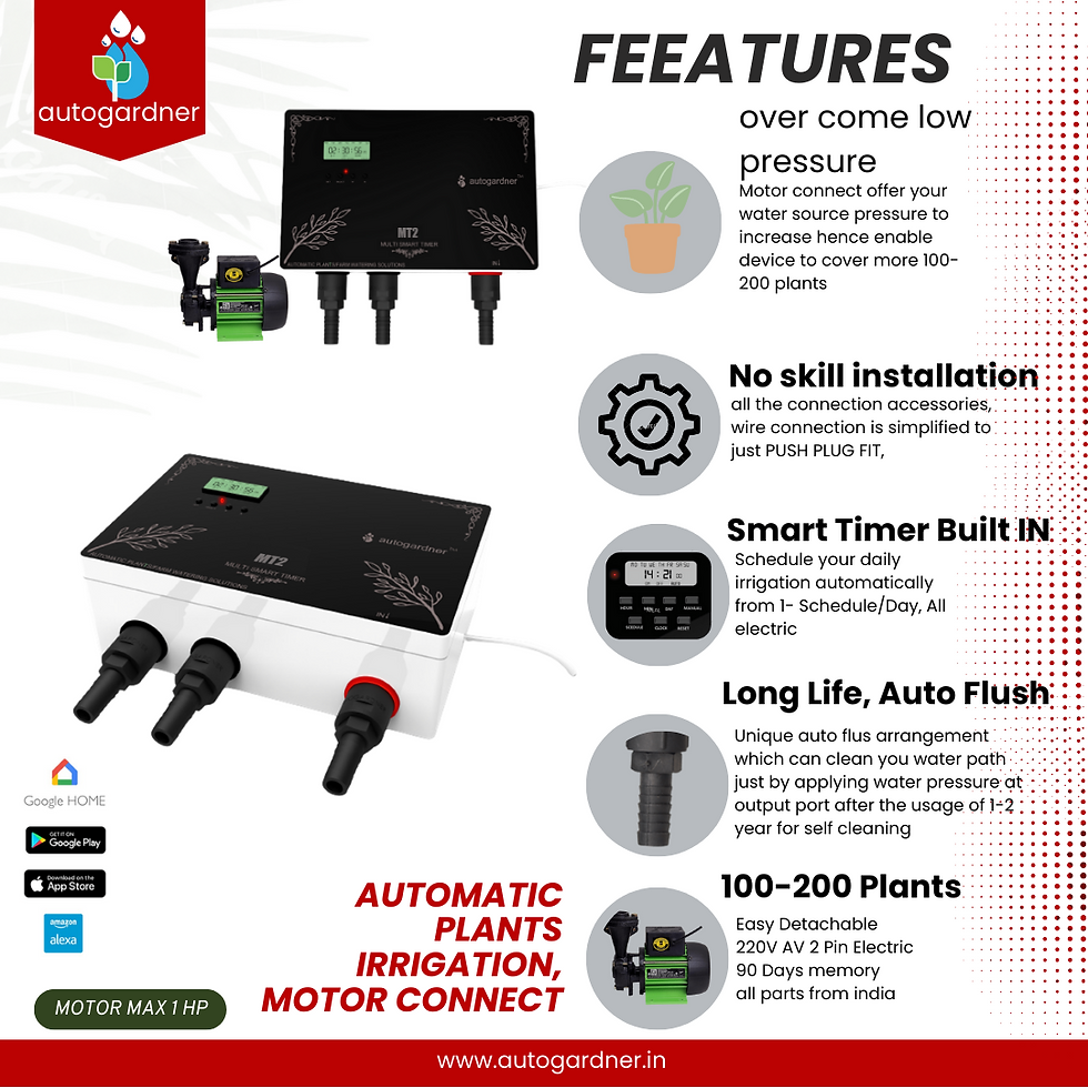 Thumbnail: Automatic MT2  Multiport Smart Lawn , Sprinkler, Dripping Misting, Fogging