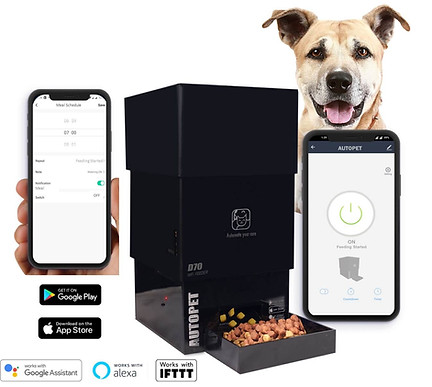 Autopet D70 automatic wifi remote Dog feeder app operated.jpg