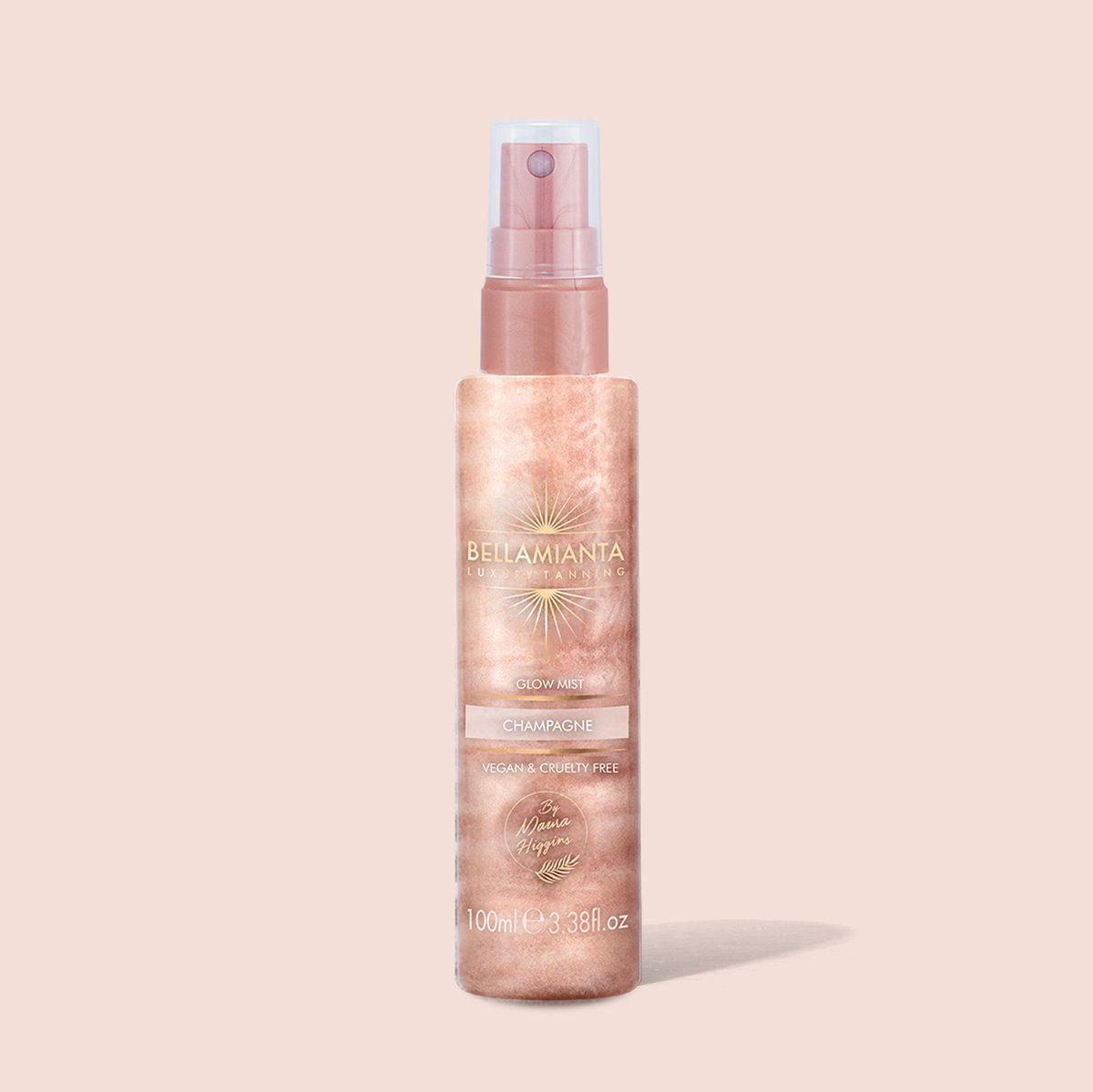 BELLAMIANTA CHAMPAGNE GLOW MIST BY MAURA HIGGINS