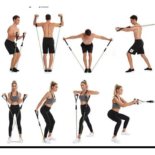 Miniatura: Faça seu treino em casa - Elástico puxar Fitness potencialize - corpo perfeito