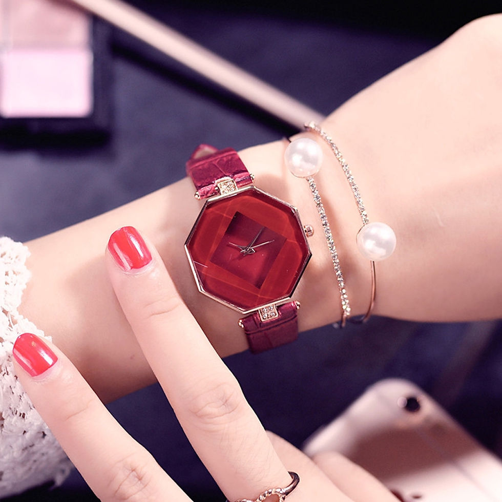 Miniatura: Relógio de Quartzo com Cristal Fashion Casual / Relógio de Pulso com Pulseira de