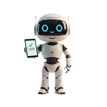Mascotte expert certifié TVAMOUR pour valider votre attestation d'irréparabilité TV cassée par un tiers en 2h | TVAMOUR