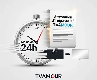 Attestation d'irréparabilité en moins de 24h Chrono format PDF.webp
