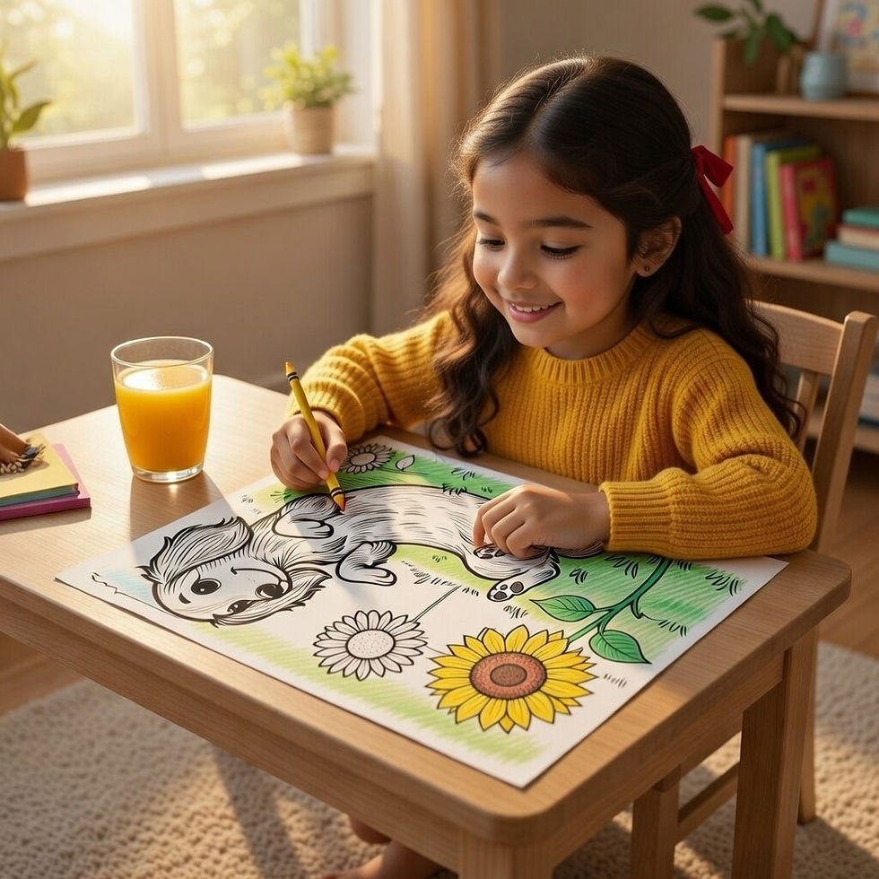 Kid-friendly dachshund coloring pages with bold outlines — perfect for creative, screen-free afternoons.